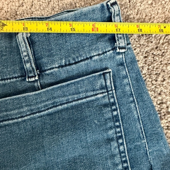 Maeve by Anthropologie The Collette Classic Blue Denim Jeans 32 - Picture 9 of 12